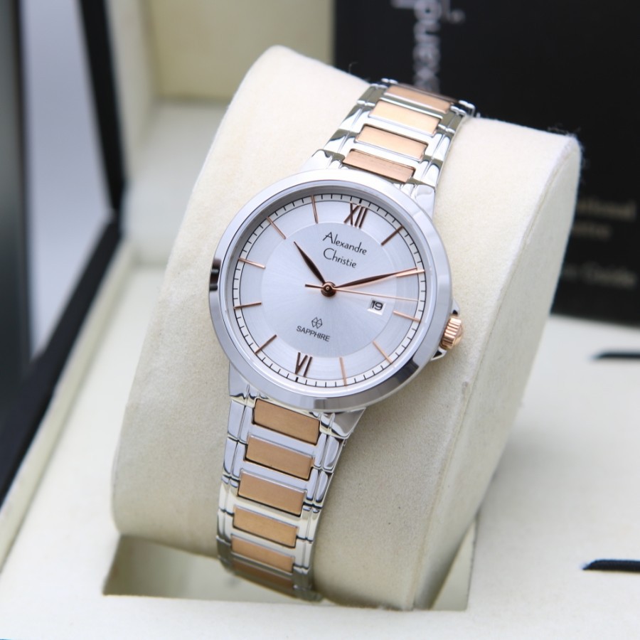 JAM TANGAN WANITA ALEXANDRE CHRISTIE AC 8537 SAPPHIRE ORIGINAL GARANSI RESMI 1 TAHUN