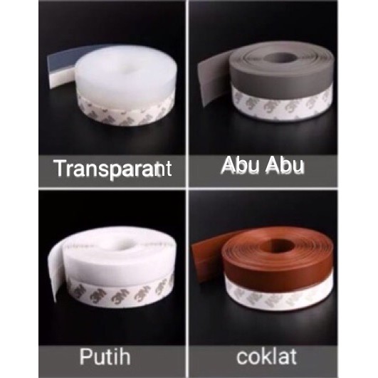 WJ876 Seal 5meter x 2.5cm Penutup Celah Bawah Pintu / Door Bottom Seal