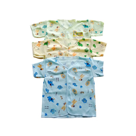 BAJU BAYI MOTIF TANGAN PENDEK NEWBORN