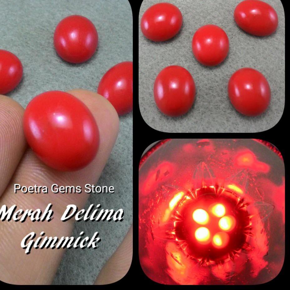 ☁ BATU VIRAL BATU MERAH DELIMA BATU MENYALA DALAM AIR ➲