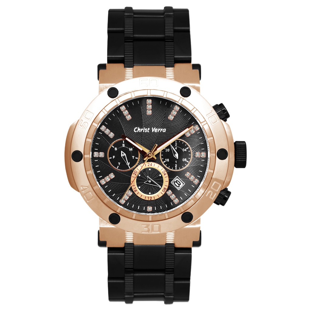 Christ Verra Men's Watches CV 52283GD-18 BLK