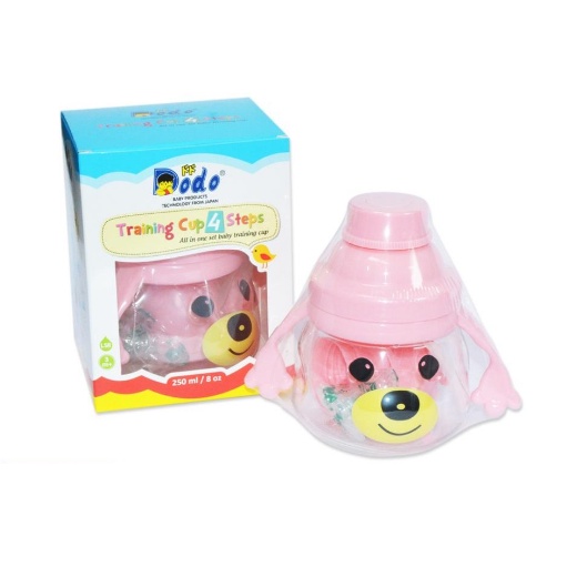 Dodo Training Cup All In One 4 STEP Gelas Cangkir Minum Bayi Anak DDC003