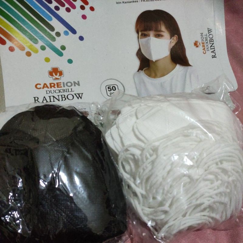 CAREION duckbill Rainbow  isi 50 pcs