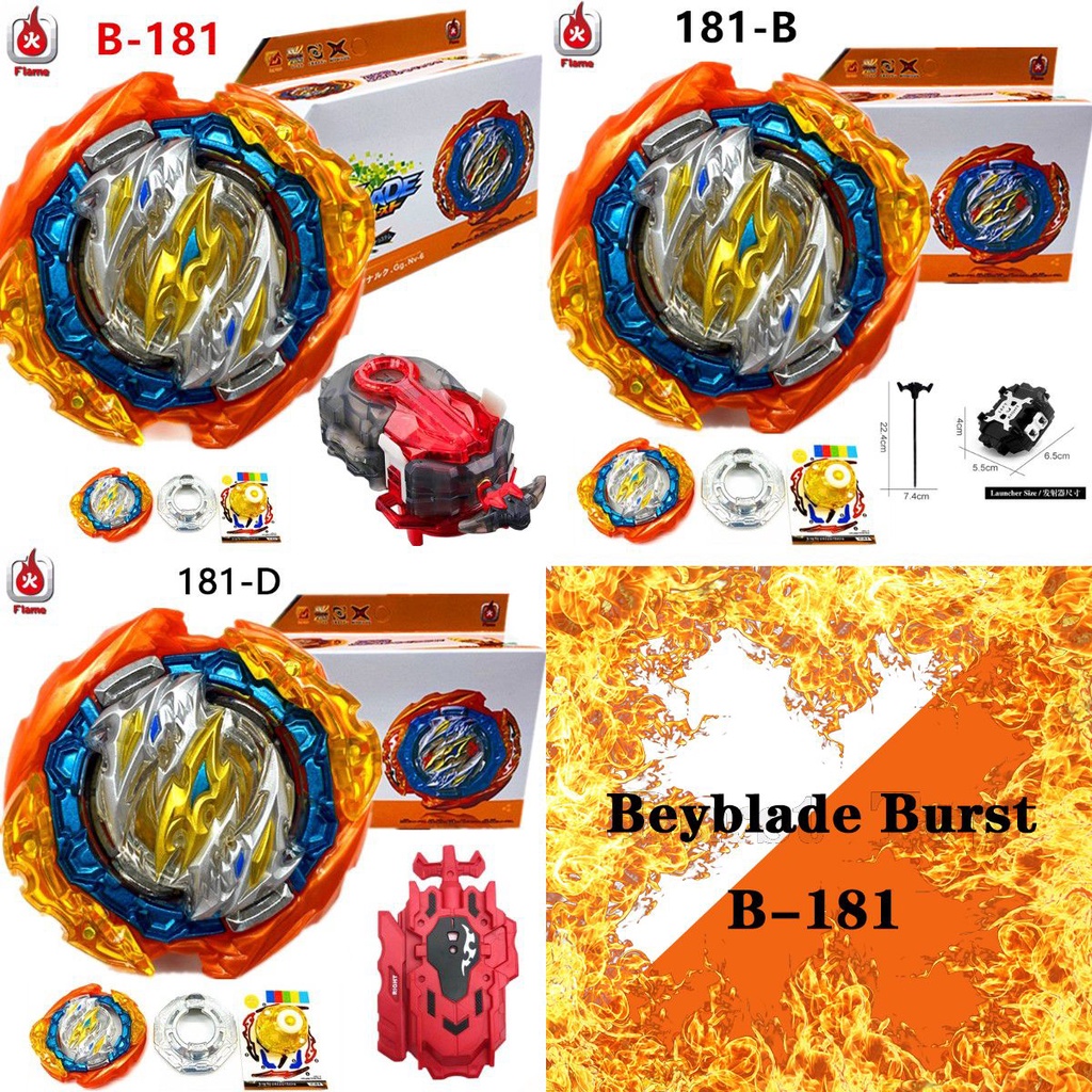 Ragnaruk Cyclone B-181 Nexus Rise-2 Beyblade Burst DB Series Mainan Tinju