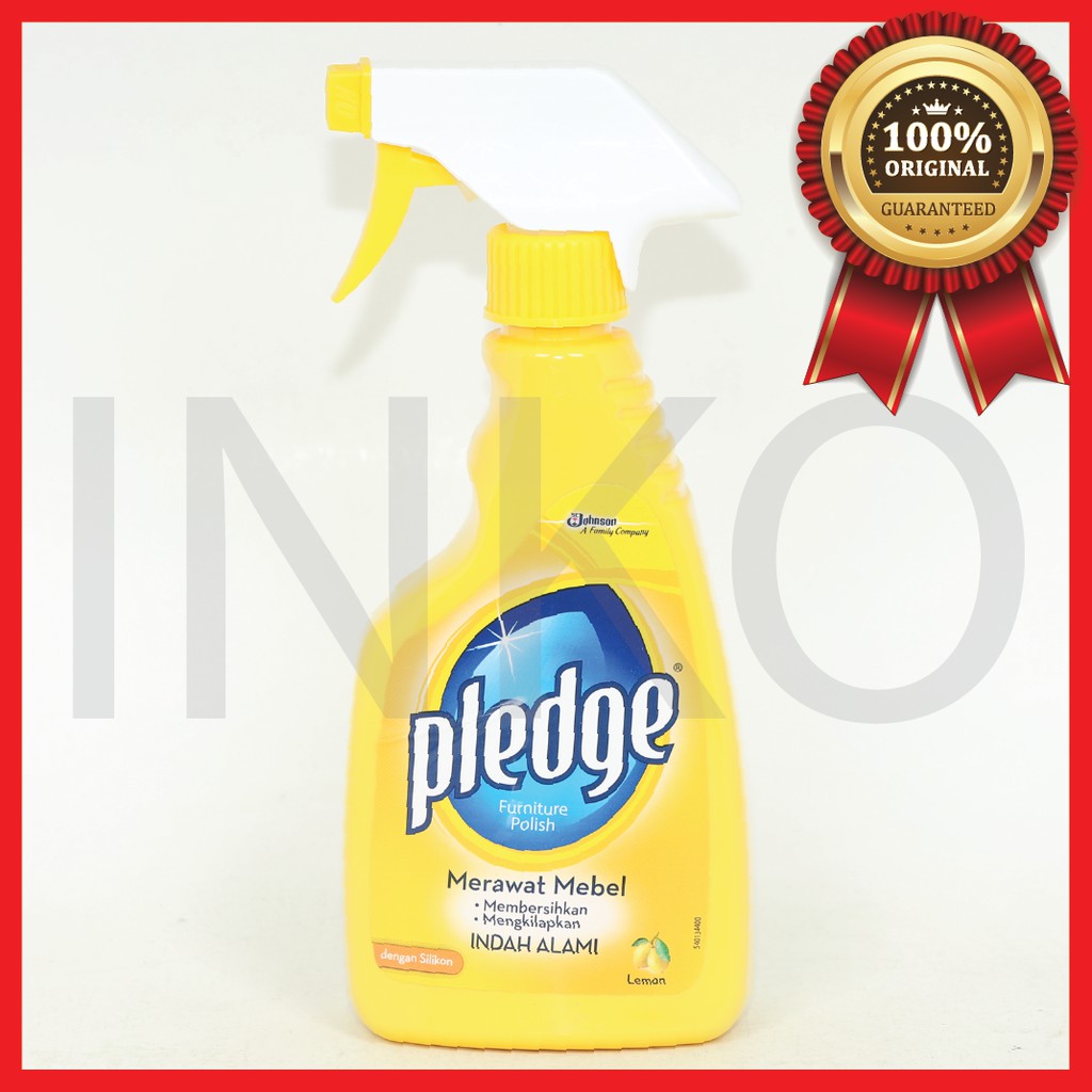 Jual PLEDGE FURNITURE POLISH NATURAL BEAUTY LEMON SPRAY 450ML Shopee