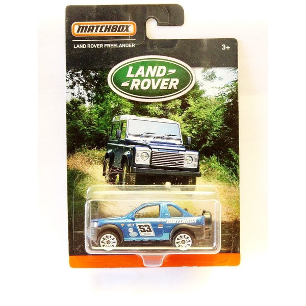 Diecast Mainan Matchbox 1998 Land Rover Freelander - biru - Land Rover Edition Hobby Miniatur GG