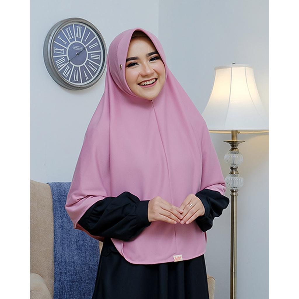 Hijab Instan Bergo Nafisa ASHA PREMIUM | Jilbab Instan Kaos Premium Kerudung Instan Pad Kecil khimar Kaos Premium