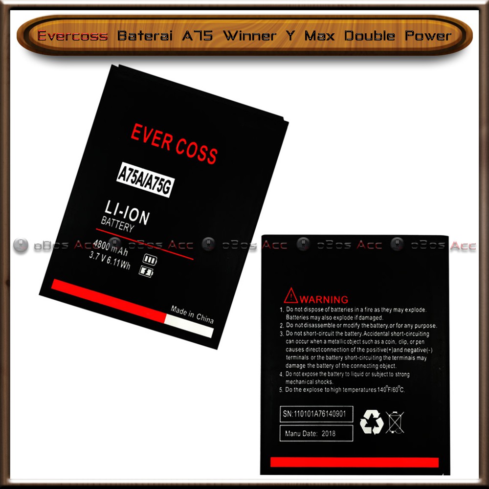 Log On Baterai Evercoss A75a Winner Y Ultra Double Power 