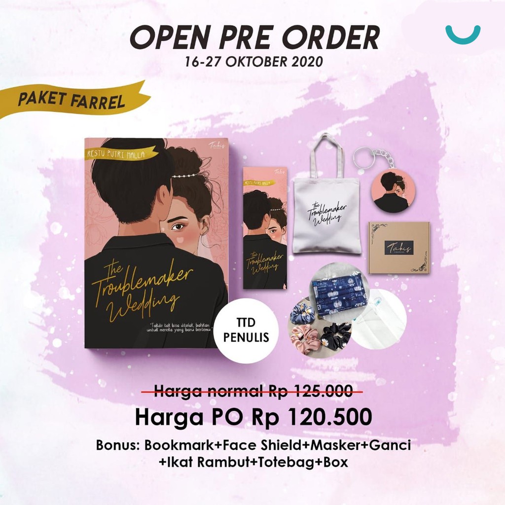 Novel The Troubelmaker Wedding karya Restu Putri Malla-1