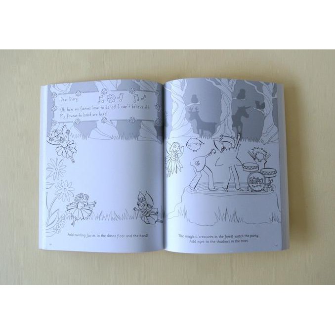 

Buku Import Anak Fairy Doodle Diary with Colour in Stickers BI820