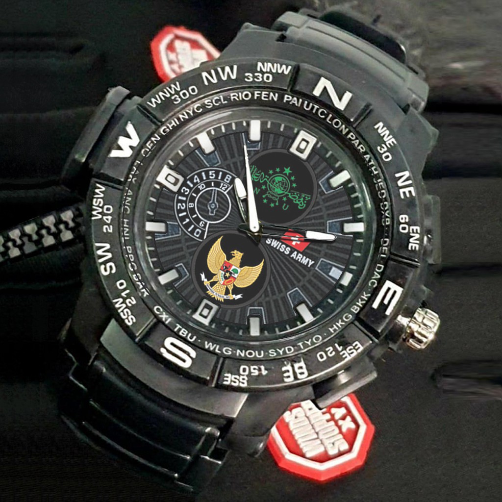 (EXCLUSIVE) Jam Tangan NAHDLATUL ULAMA - GARUDA PANCASILA Sport Bagus