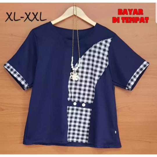 Binx Fashion Atasan Blus Jumbo / Blouse Jumbo / Atasan Wanita Jumbo 02-8