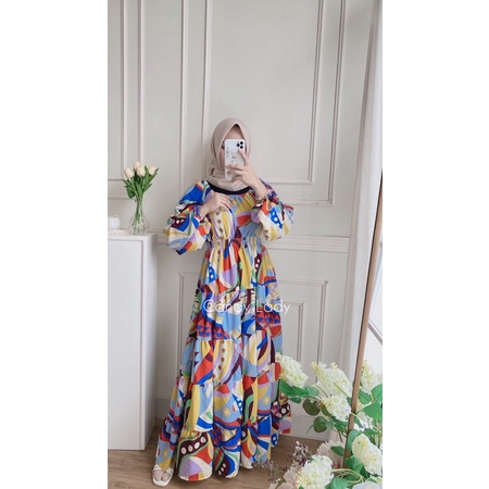 Rainbow Midi Dress