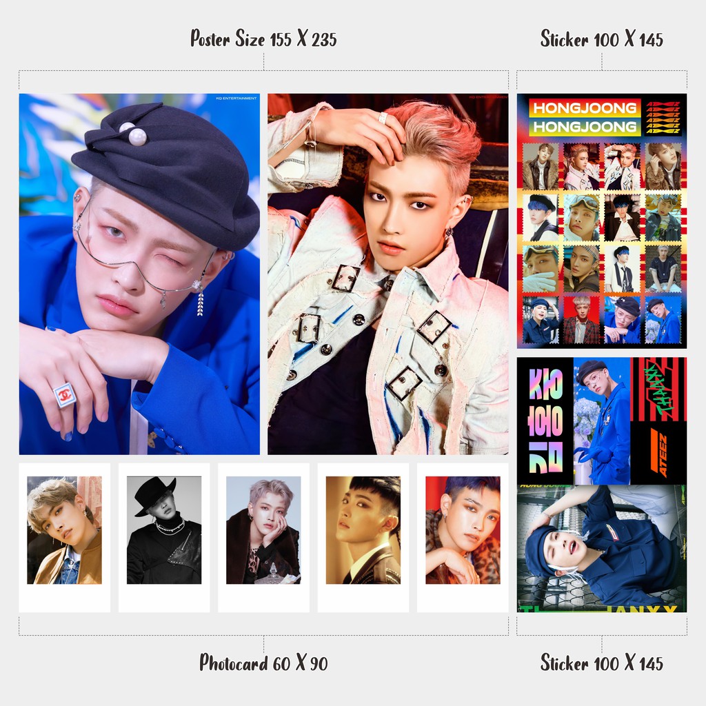 Paket Fankit Ateez Murah set