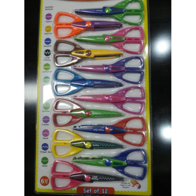 

Gunting ZigZAG kertas motif-motif (1pcs).