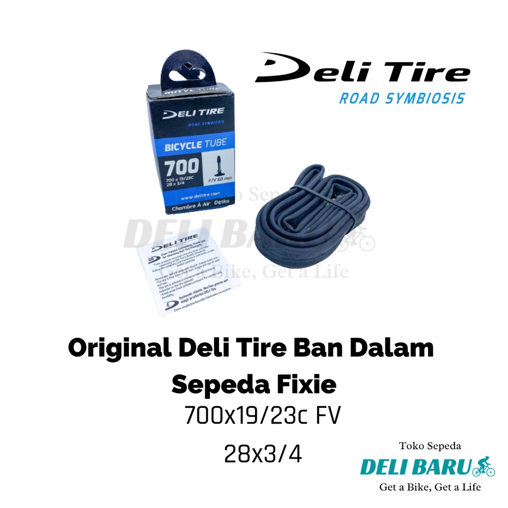 Ban dalam fixie/roadbike 700 x 19/23c F/V 60mm deli tire swallow