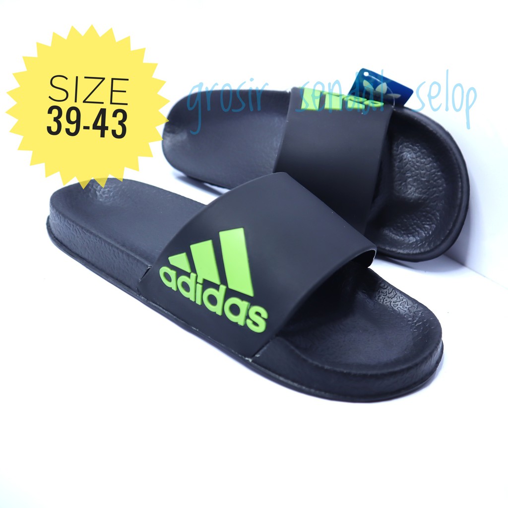 Sandal kasual pria kekinian adidas original pria murah karet keren terbaru casual sendal distro