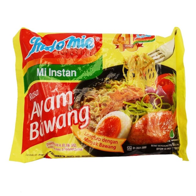 

Indomie Ayam Bawang (Rebus/kuah) 5 Bungkus