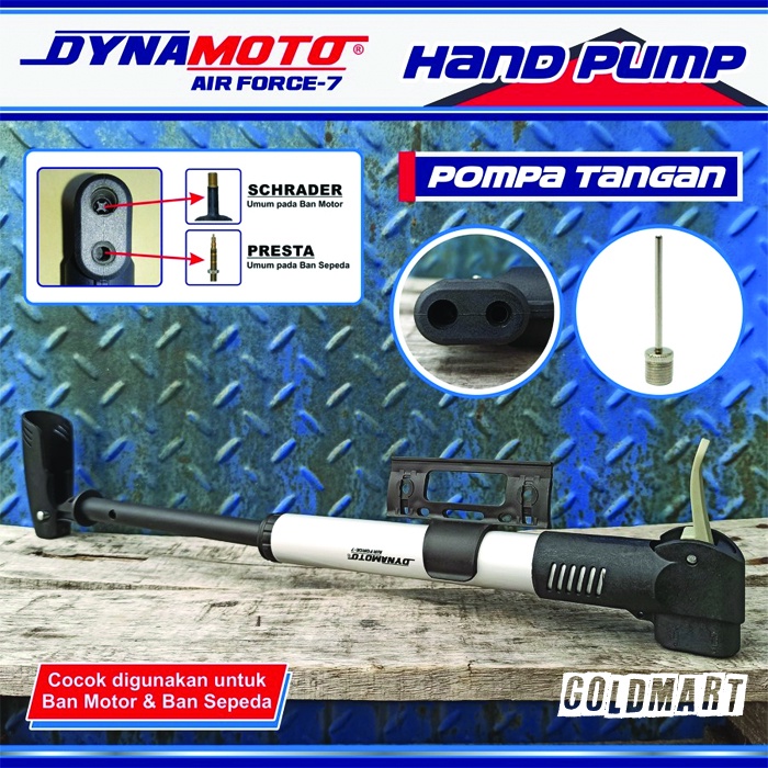 Pompa Angin - Pompa Sepeda  - Dynamoto Pompa Mini Pump