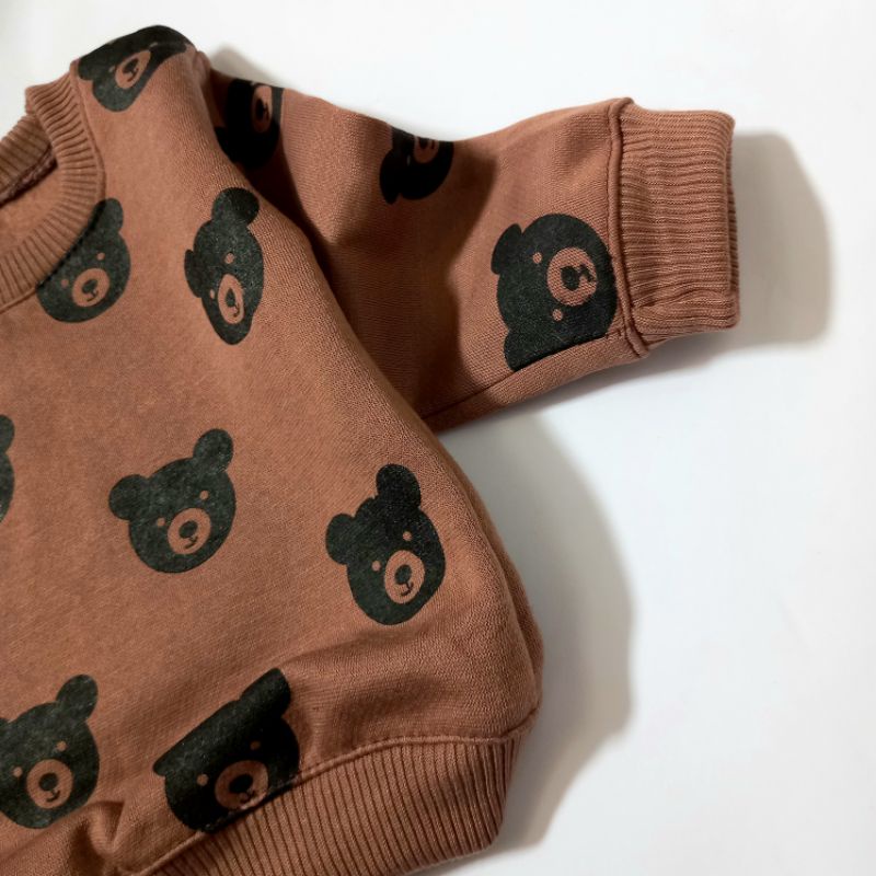 Setelan sweater bayi teddy bear 3