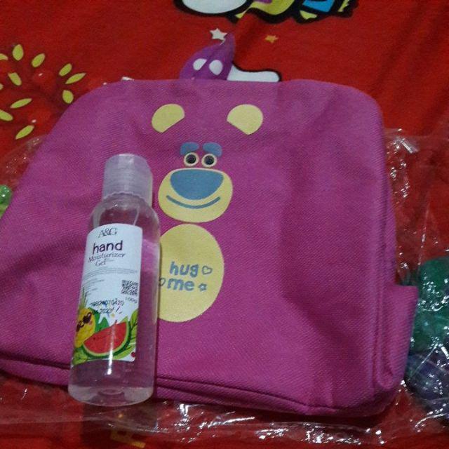 Tas Bekal Makan Tas Iconic Tas Serbaguna Karakter Motif Bear Beruang