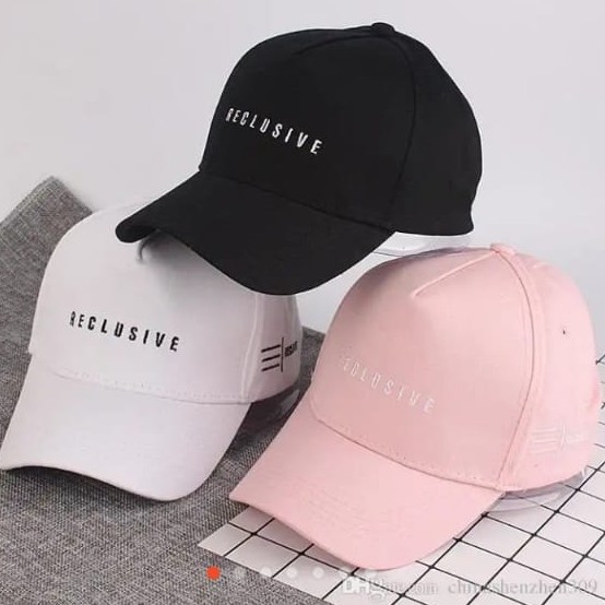 TOPI BASEBALL RECLUSIVE PRIA WANITA TRENDY/TOPI DISTRO TULISAN RECLUSIVE