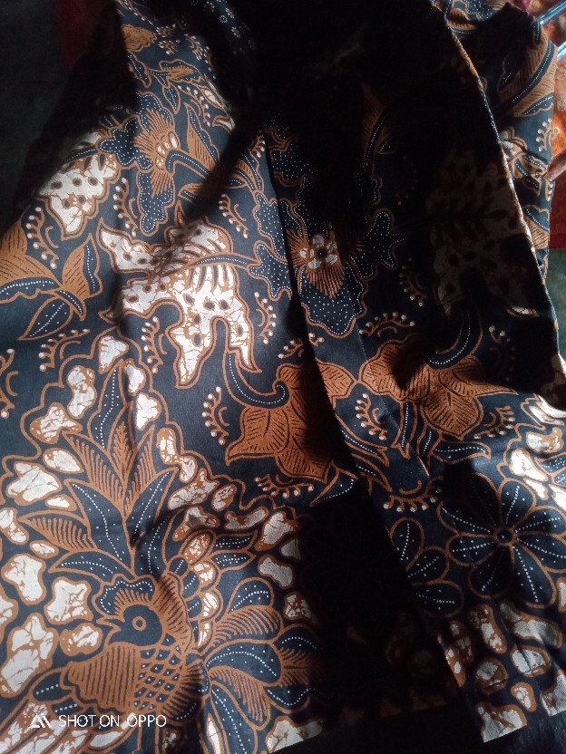 Perwira Kemeja Batik Furing Batik Solo Pria Lengan Panjang