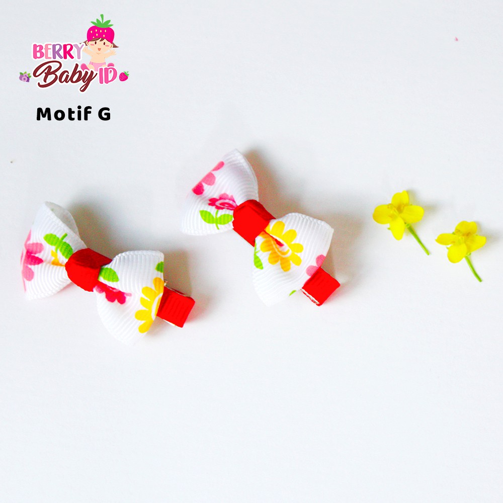 Berry Mart Jepit Rambut Bayi 2 Pcs Anak Korean Children Hairpin Sachi Baby SAA012 Berry Mart