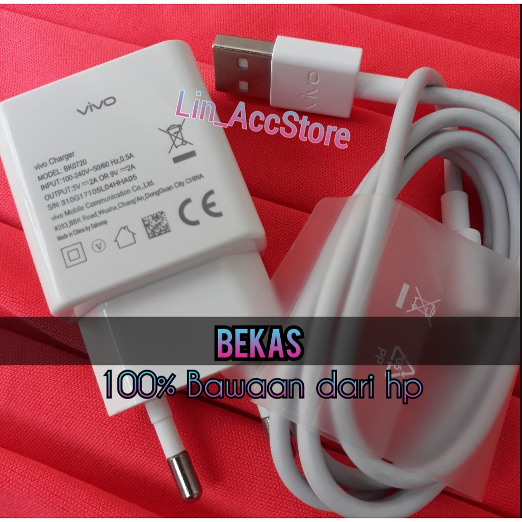 Charger vivo 18WATT V15 V11 Pro Z1 Y17 Original bawaan hp