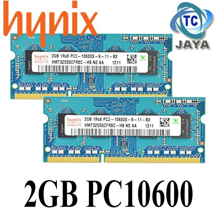 MEMORY RAM LAPTOP DDR3 2GB PC 10600 HYNIX