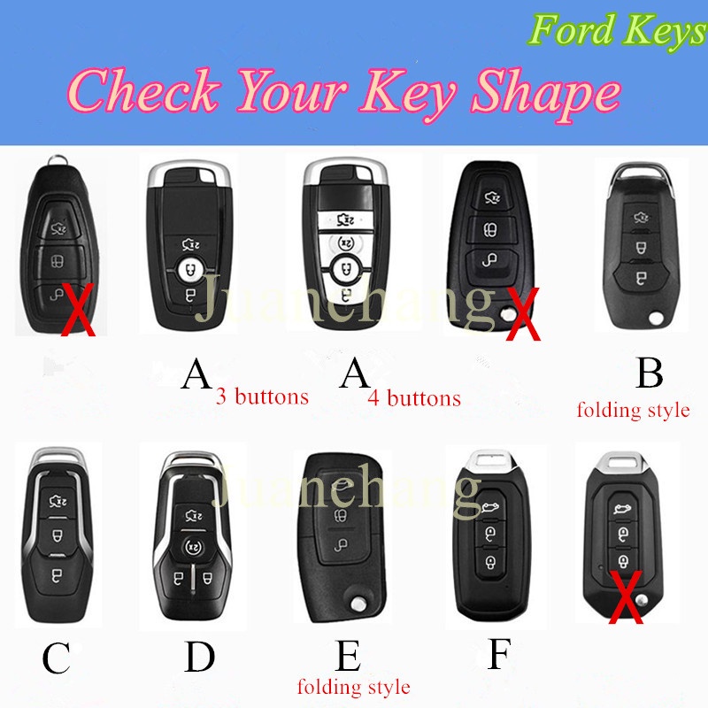 Case Pelindung Kunci Remote Mobil Bahan TPU Lembut Untuk Ford Fusion Fiesta Escort Mondeo Mustang F-150 Explorer Edge 2019 S Max 2ga