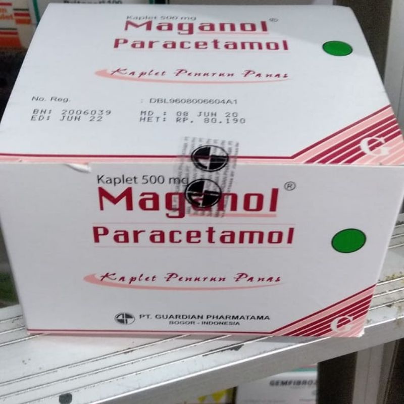 maganol Paracetamol 500 mg box