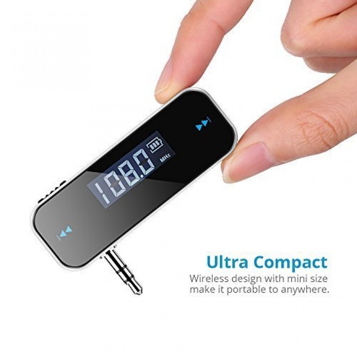 FM201 - FM Audio 3.5mm Stereo Mini Wireless Transmitter