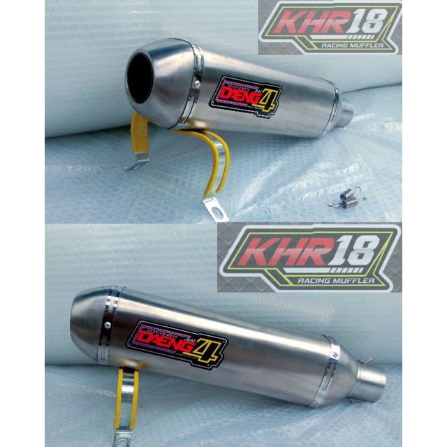 Knalpot Daeng4 Kapsul silencer only inlet 50mm