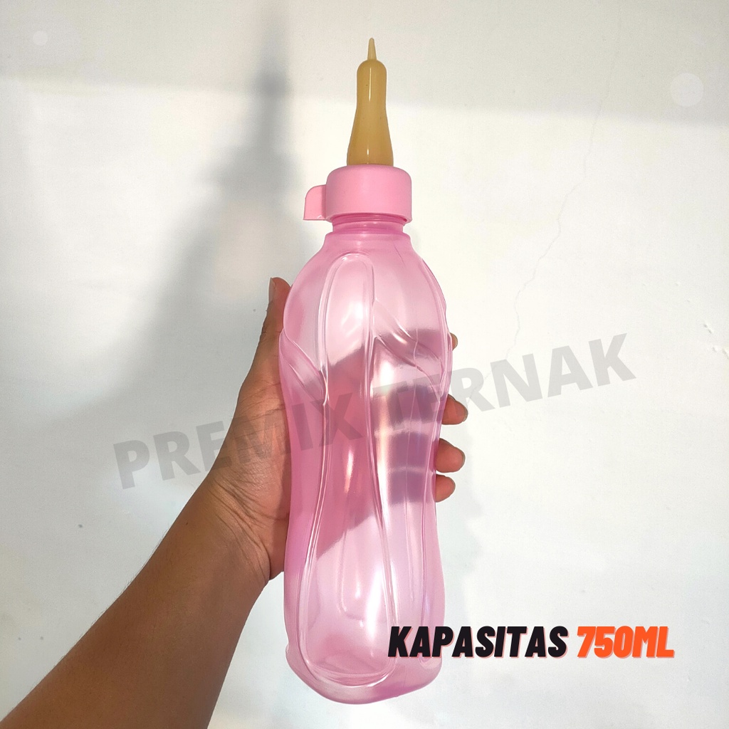 BOTOL DOT CEMPE ANAK KAMBING 1 LITER &amp; 750 ML - Dot Kambing Silikon Kuning