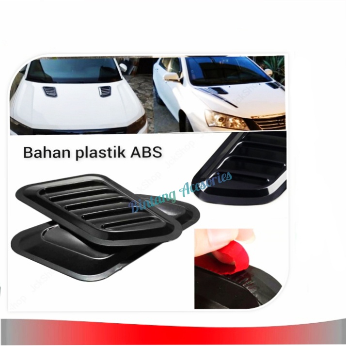 Air Scoop Variasi Kap Mesin Mobil TERIOS 2018 Hitam Glosy