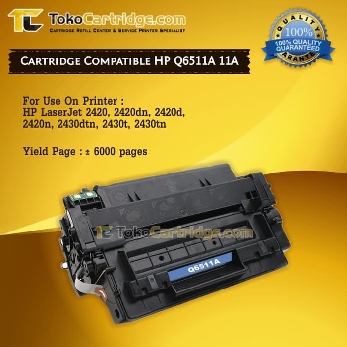 Cartridge Remanufactured Printer HP Q6511A 11A