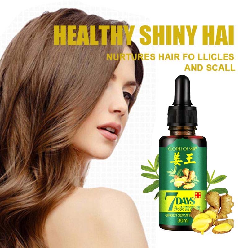 Clothes of Skin 7 Days Korea Ginger Germinal Oil Minyak Penumbuh dan Perawatan Rambut 30ml / Serum Rambut Anti Botak