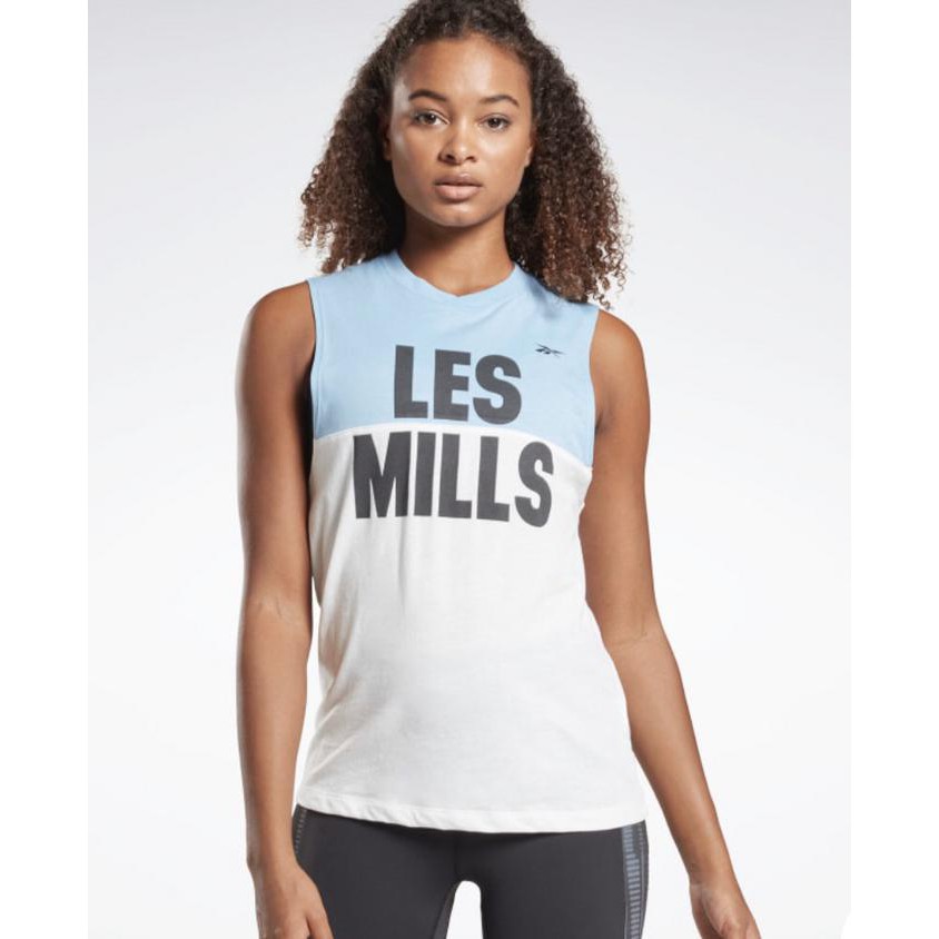 ~ TERLARIS KAOS OLAHRAGA WANITA~ BAJU GYM OLAHRAGA REEBOK LES MILLS GRAPHIC TANK TOP SALE