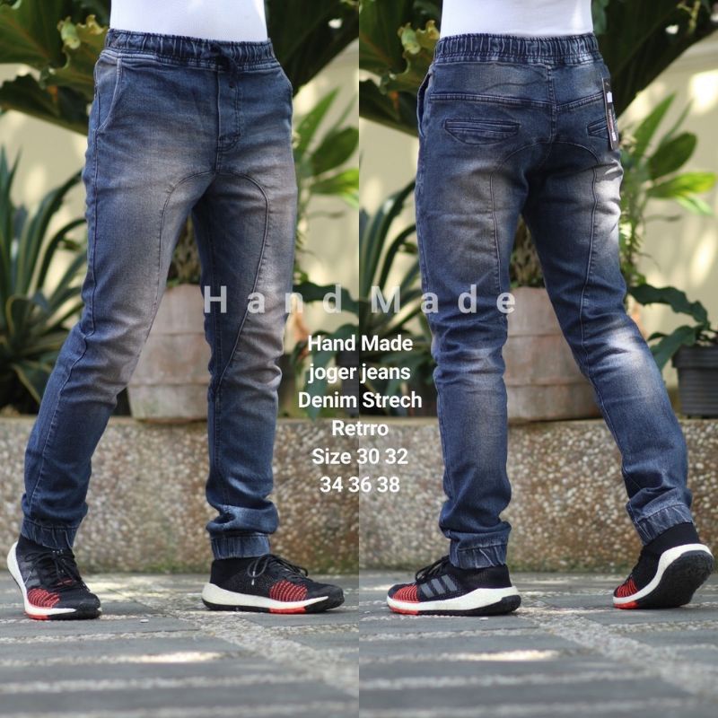 celana jeans Joger Arman pria
