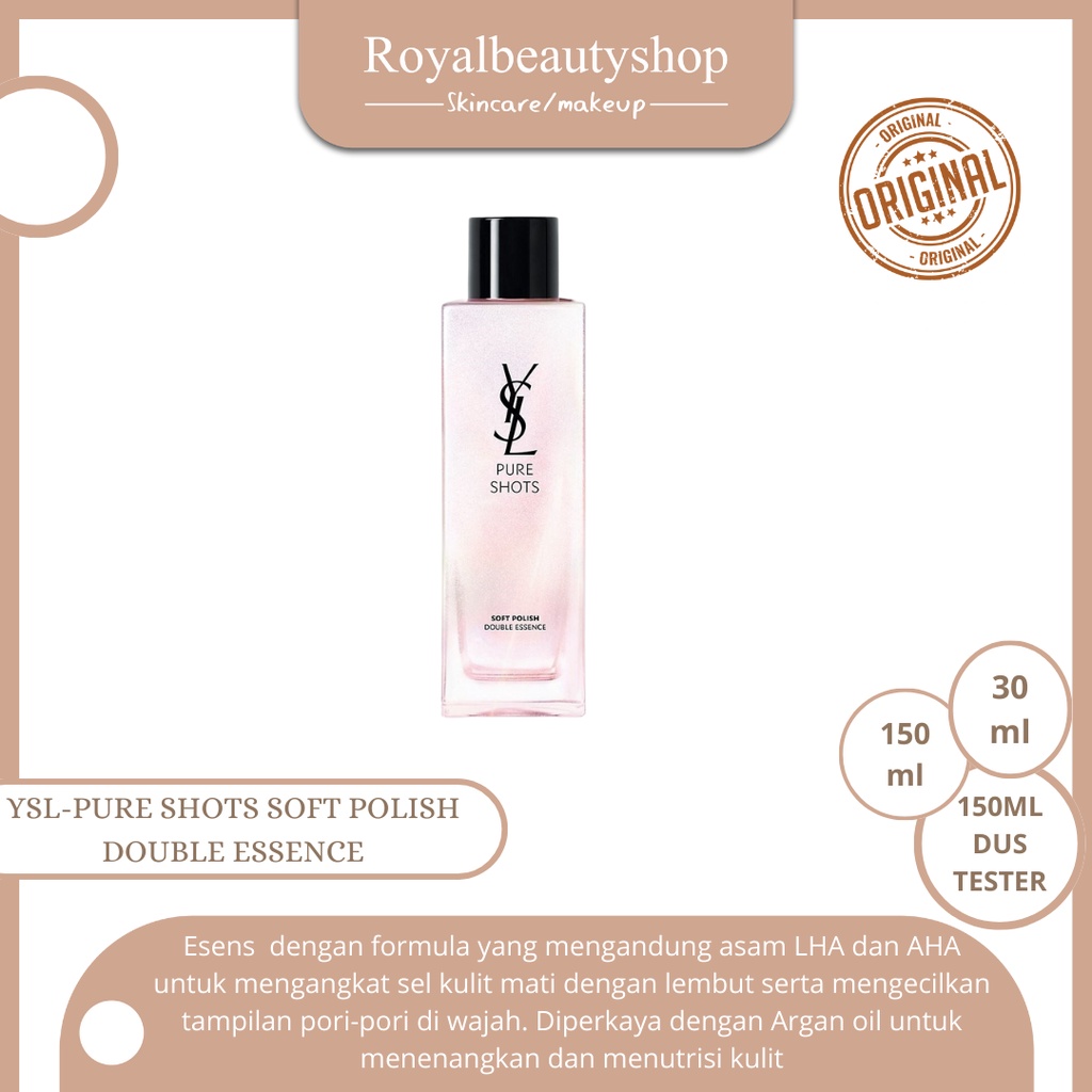 NEW!! YSL PURE SHOTS SOFT POLISH DOUBLE ESSENCE