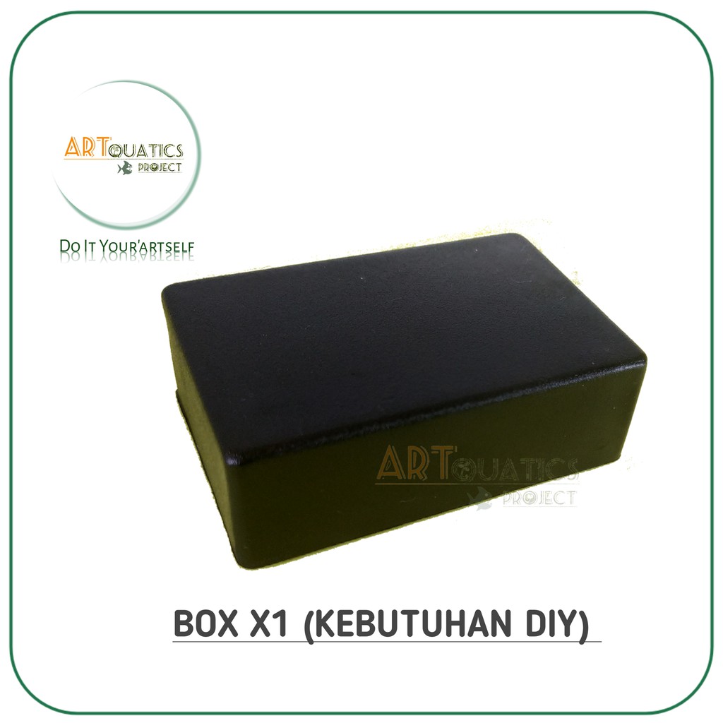 

BOX X1 HITAM I BOX CASING PLASTIK ADAPTOR KOMPONEN DIY