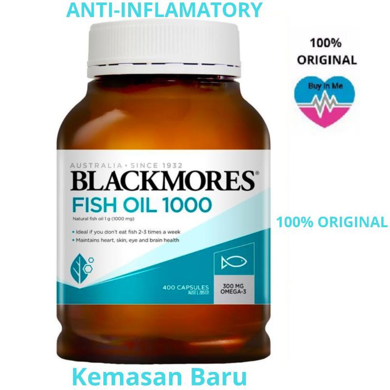 Blackmores Fish Oil 1000mg 400 Capsules