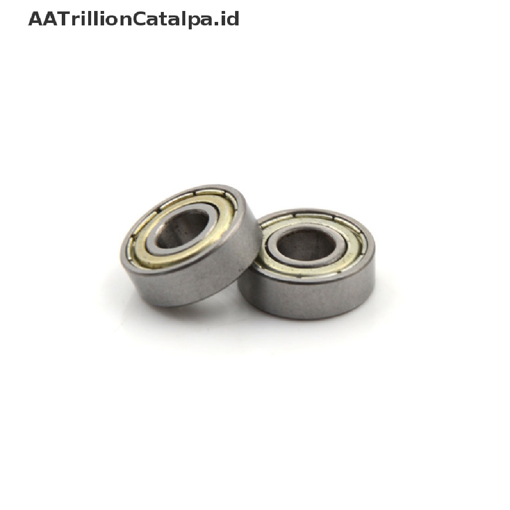 10pcs 696ZZ Deep Groove Miniatur Ball Bearing 6x15 X 5mm Bahan Metal