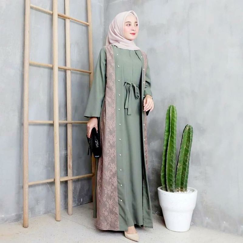 Jual Baju Gamis Wanita Syar I Muslim Dewasa Gamis Wanita Sultan Modis Lebaran 2021 Terbaru