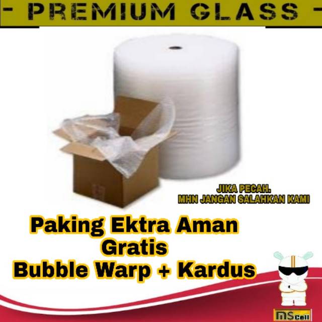 

Bubble Wrap Kecil untuk Keamanan Tambahan Produk Tempered Glass / Paket HP / Paket Case / Paket TG
