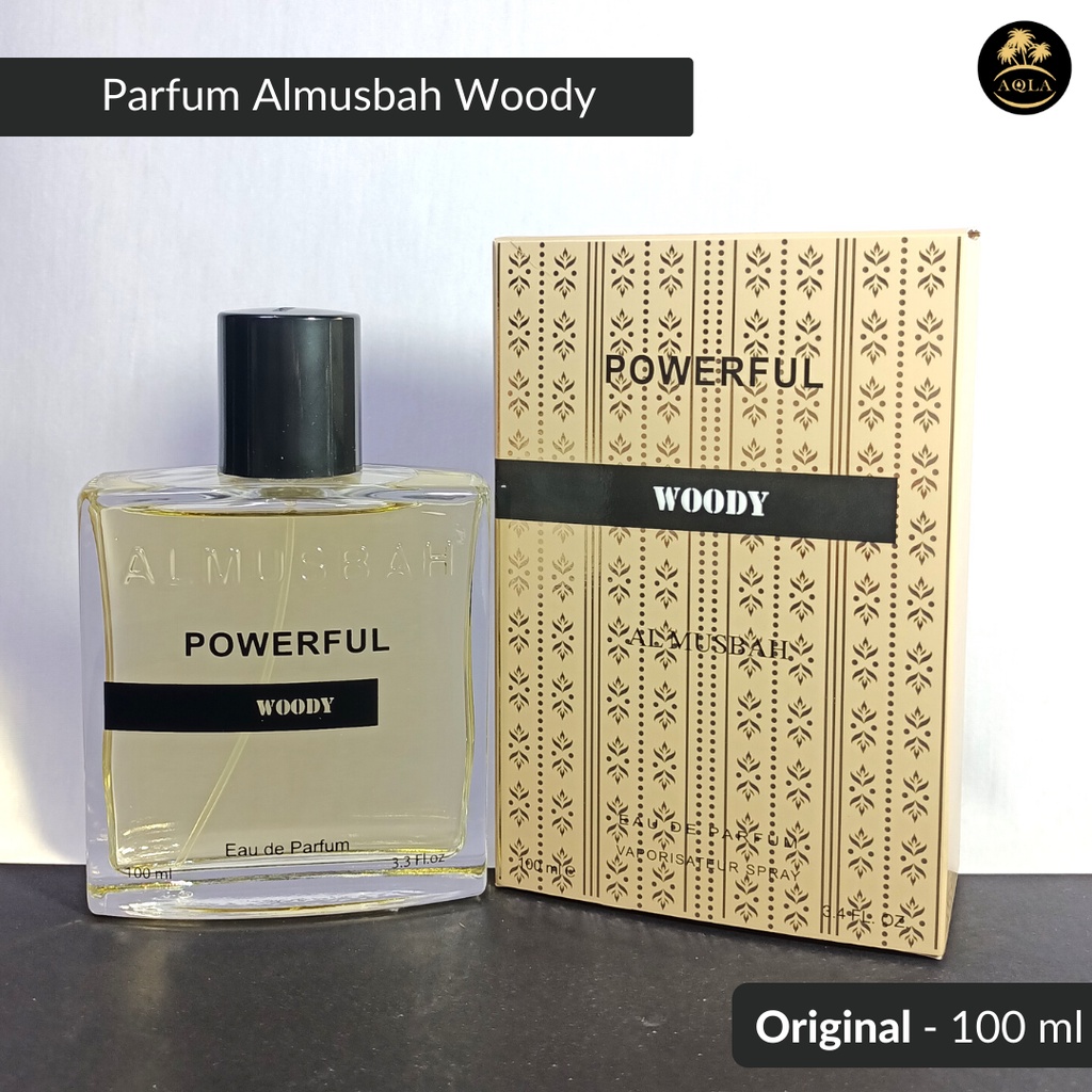 Al Musbah Powerful Woody Perfume EDP 100 ml / Minyak Wangi Saudi Asli