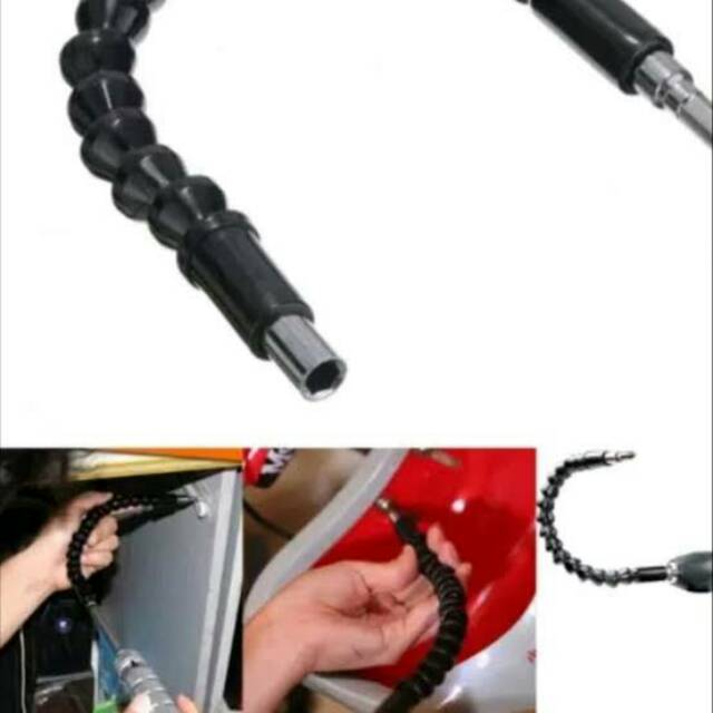 Selang Fleksibel Bor 30 Cm Screwdriver Extension Flexible Atau Fleksibel Bor Obeng