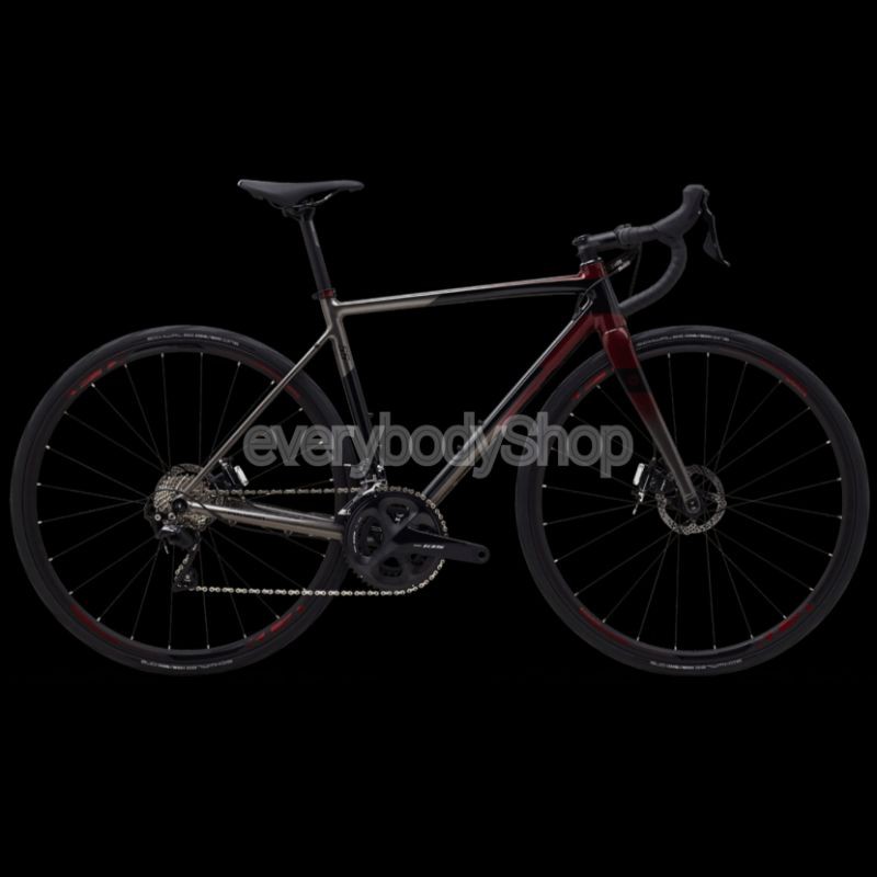 SEPEDA ROAD BIKE POLYGON STRATTOS S5D DISC BRAKE RED 700C x 54 SIZE L ALL ROUNDER BIKE