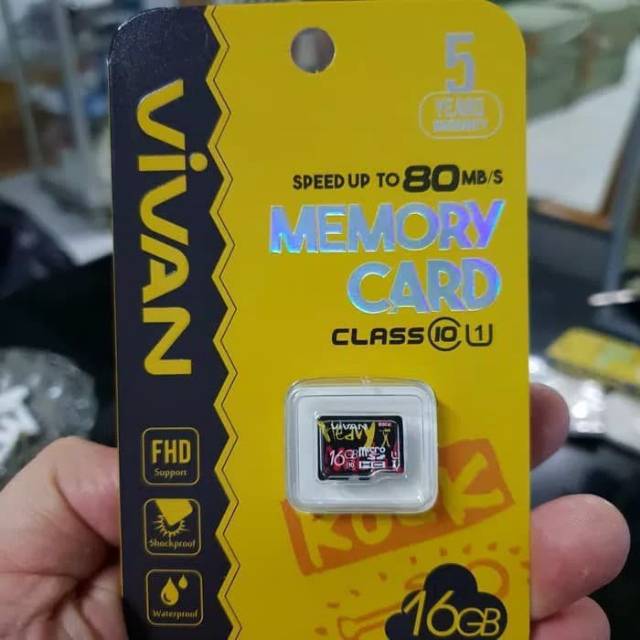 MMC memory card MICRO SD Vivan TF card V16 U10 black red